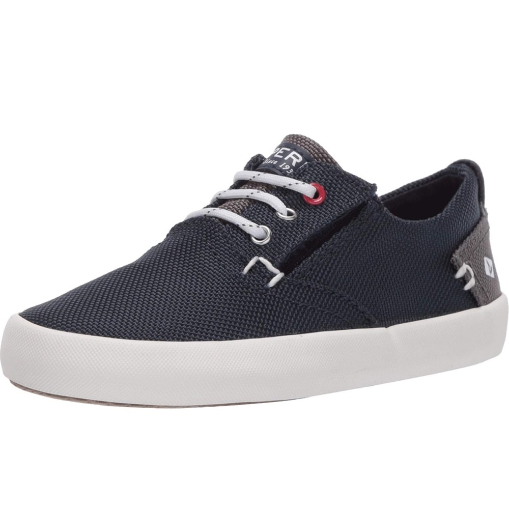 Sperry Kids Bodie Washable Slip-On Boat Shoes Navy White Size 11.5 Toddler Boy